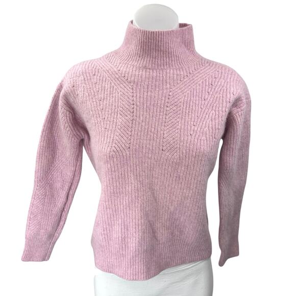 Charter Club Luxury Cashmere Pink Turtleneck Long Sleeve Pullover Sweater Top M - Picture 1 of 3